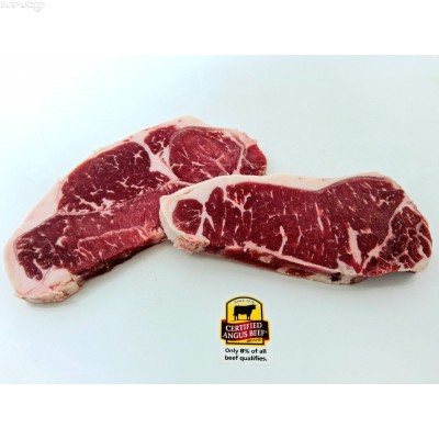 B12-7 美國急凍安格斯牛西冷扒(約200g/塊±10%，抽真空包裝)網購原價HK$96.00/塊，會員價HK$86.00/塊